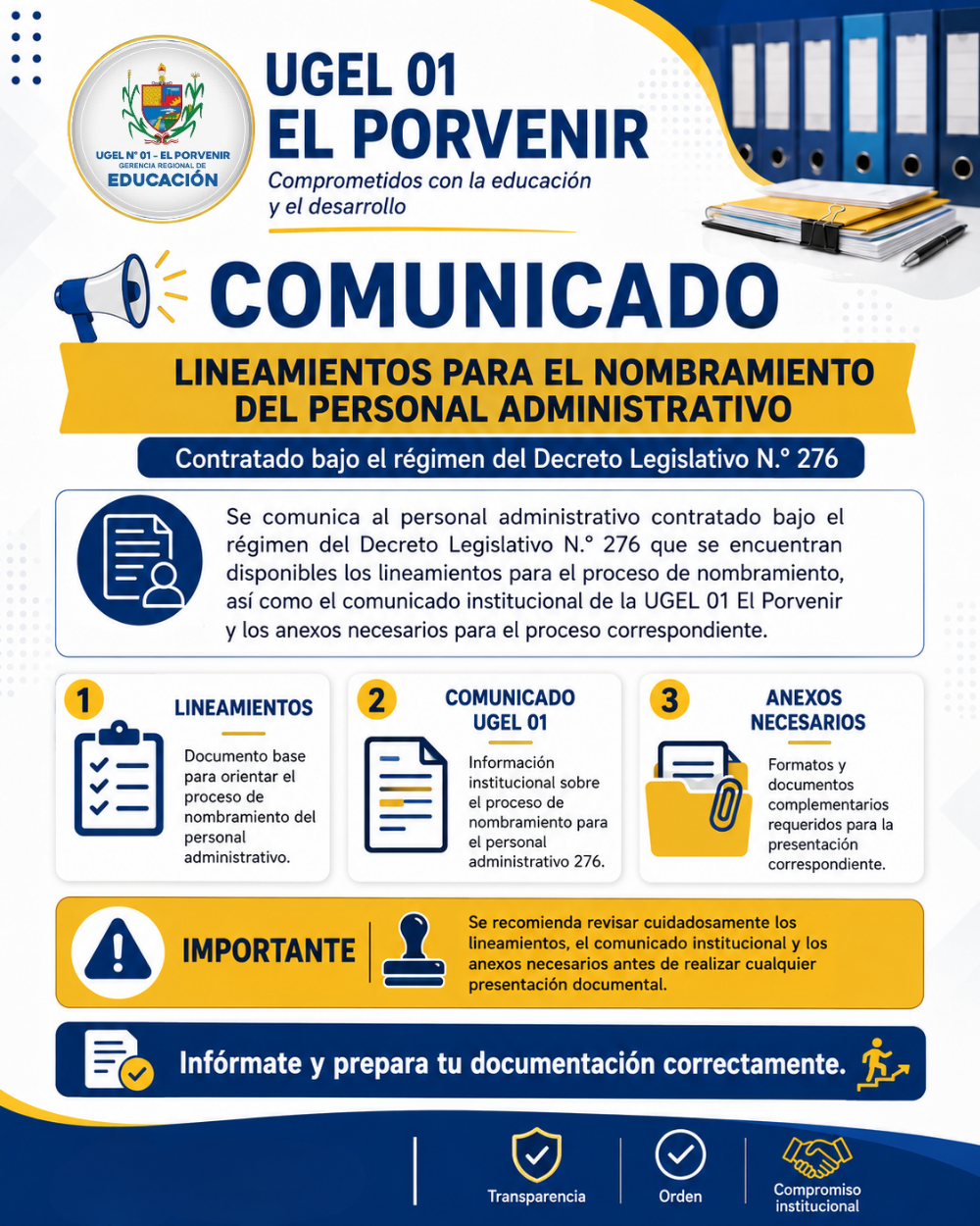 Comunicado Oficial