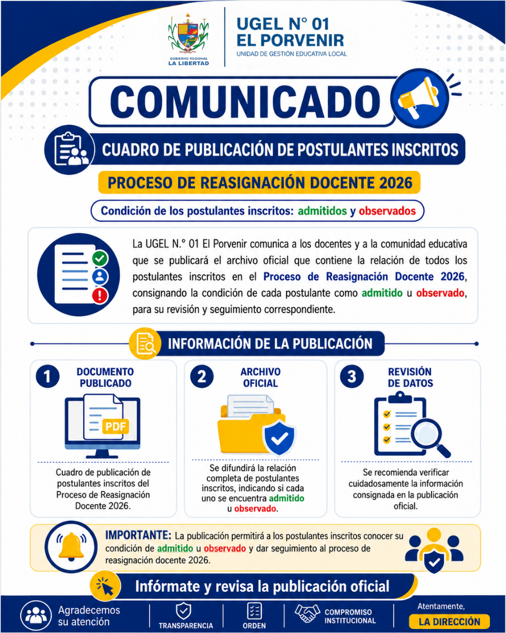 Comunicado Oficial
