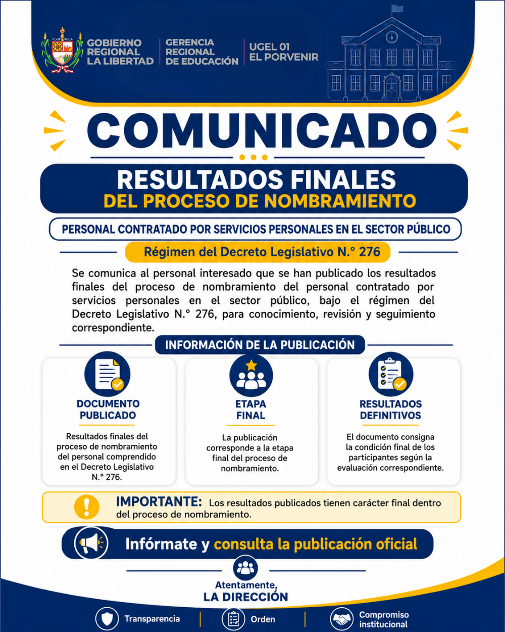 Comunicado Oficial