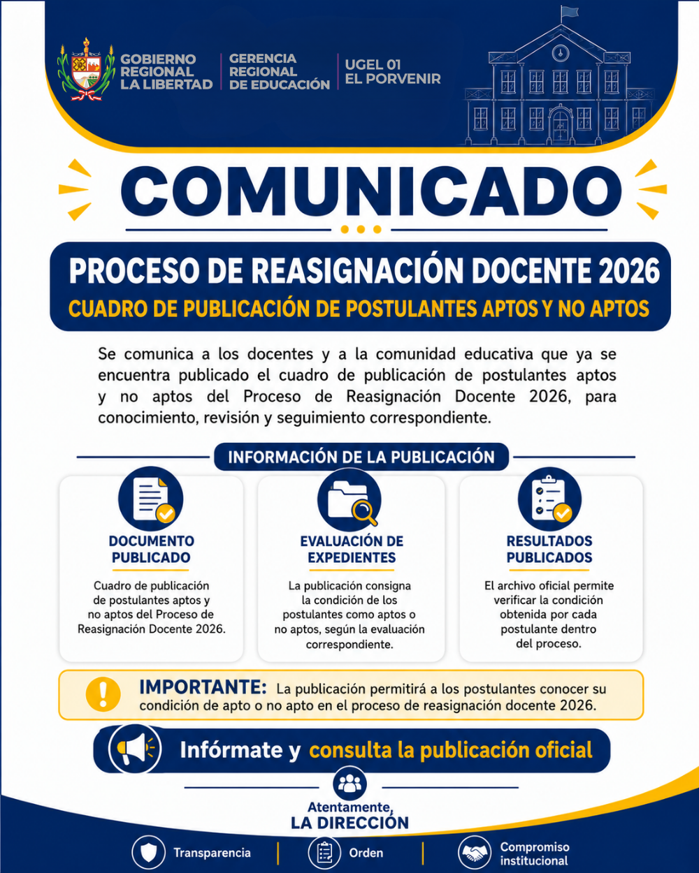 Comunicado Oficial