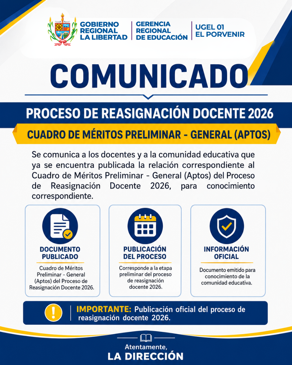 Comunicado Oficial