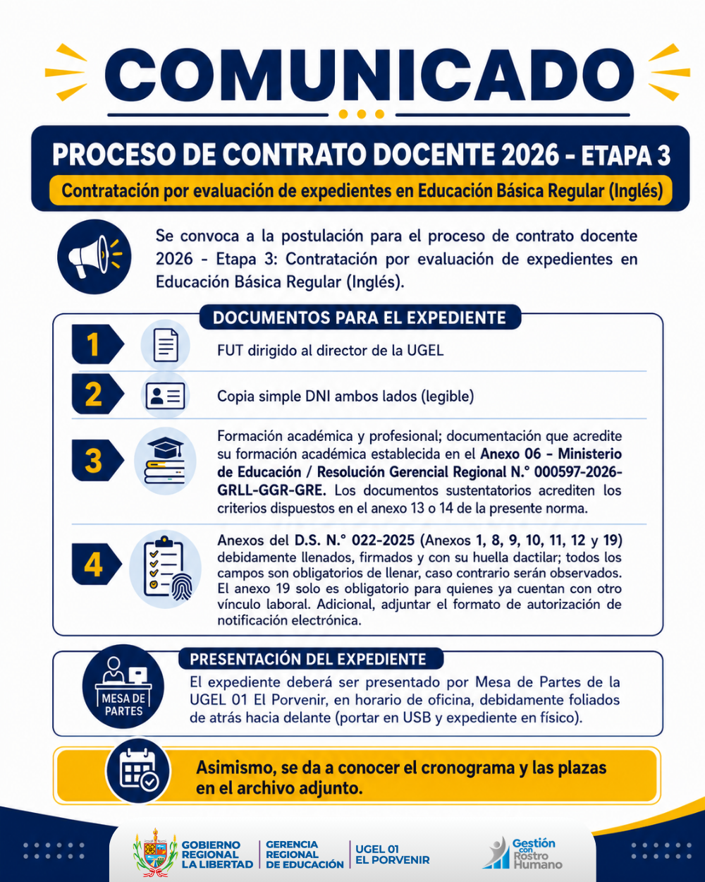 Comunicado Oficial