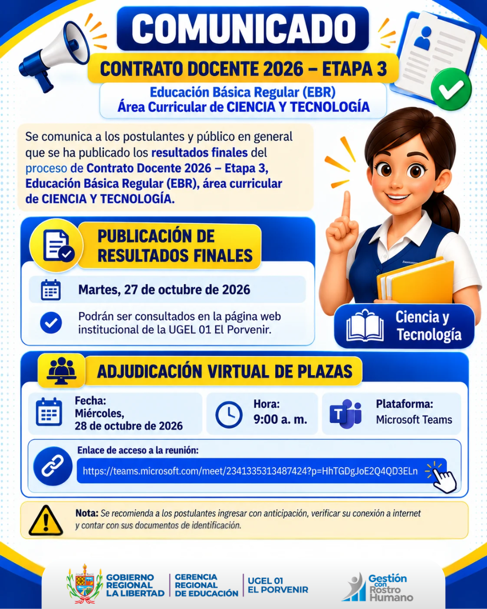 Comunicado Oficial