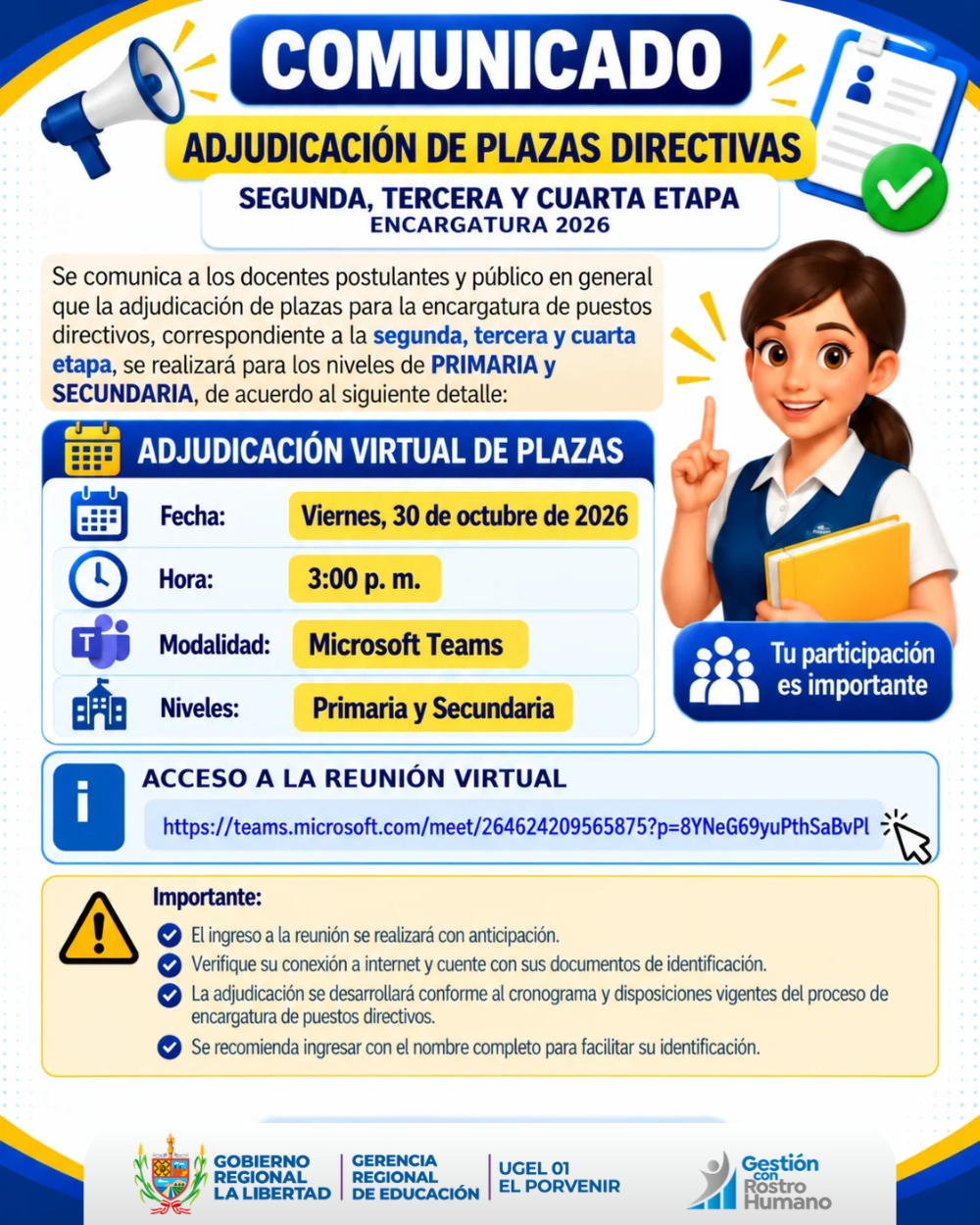 Comunicado Oficial